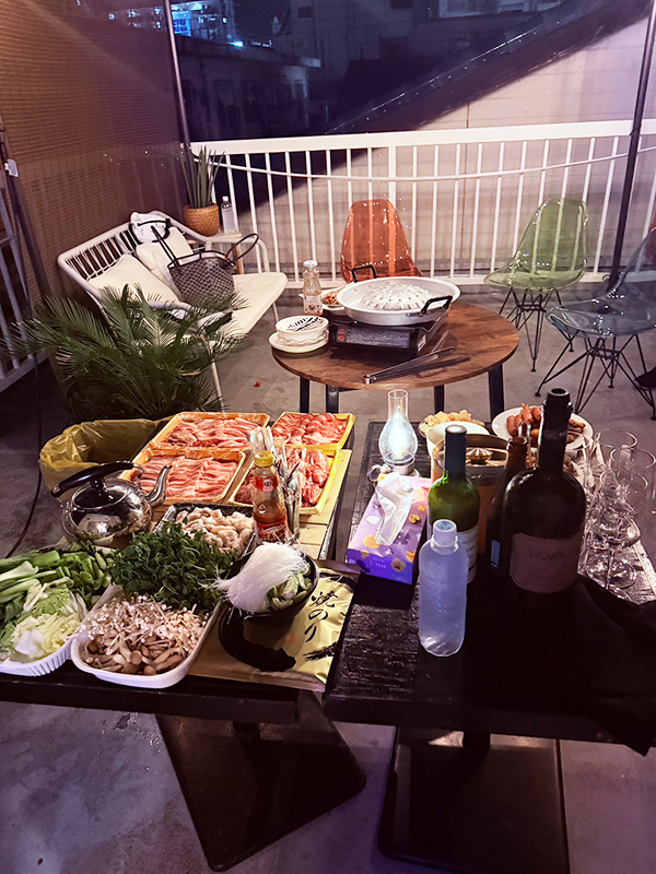 水戸タイスナック リンナーバー タイ式焼肉（ムーガタ）できます